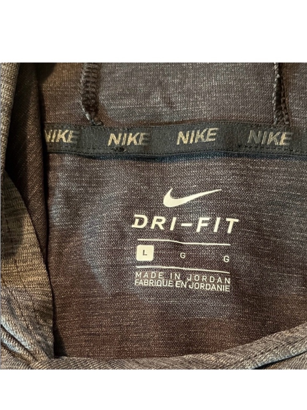 Nike Logo Dri-Fit Boys Hoodie (Size: L Boys) - Picture 5 of 10